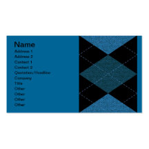 SCHWARZER BLUES-DIAMANT FORMT WINTERLICHES MUSTER VISITENKARTENVORLAGE