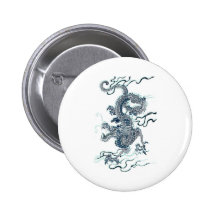 Schwarzer Drache des Wasser-2012 Anstecknadel