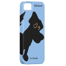 Schwarzer Hundepersönlicher Name iPhone 5 Fall iPhone 5 Hülle
