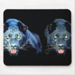 Schwarzer Jaguar-Panther Mauspad