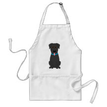 Schwarzer Labrador Schürzen