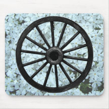 SCHWARZER LASTWAGEN WHEEL-MOUSEPAD