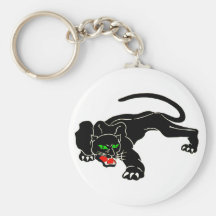 Schwarzer Panther - großer CAT Schlüsselband