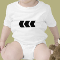 schwarzer Pfeil verlassen t-shirts