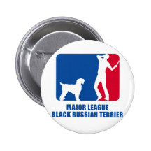 Schwarzer Russe Terrier Buttons