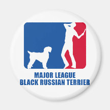 Schwarzer Russe Terrier Magnete