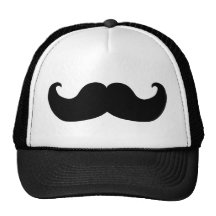 Schwarzer Schnurrbart Cap
