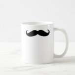 Schwarzer Schnurrbart-Spaß für Vatis Teetasse