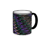 Schwarzer starker Zickzack-Becher Tasse