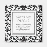 Schwarzer u. weißer Sammlungs-Save the Date Magnet Magnete