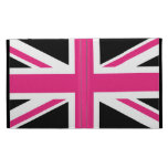 Schwarzer und rosa BRITISCHER Flagge iPad Kasten