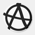 schwarzes Anarchiezeichen Kühlschrankmagnete