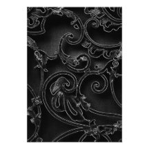 Schwarzes Barock Individuelle Ankündigungen
