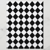 Schwarzes Checkered Mod, das Muster läuft Flyerdesign