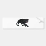 Schwarzes Jaguar Auto Sticker