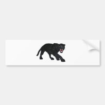 Schwarzes Jaguar Auto Sticker