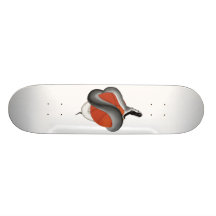 Schwarzes Mamba-Brett AE Individuelles Skateboard
