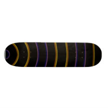 schwarzes multi Streifen-Skateboard Personalisiertes Skateboard