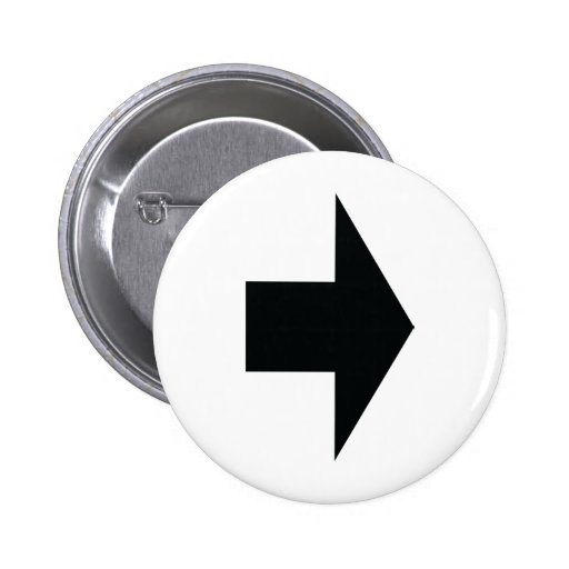 schwarzes Pfeilrecht Button