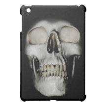 schwarzes Schädel iPad Minifall