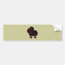 schwarzes Schaf black sheep Autosticker