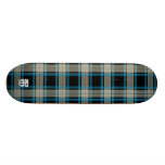 Schwarzes u. blaues kariertes personalisierte decks