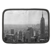 Schwarzes u. weißes New York City Folio Planer