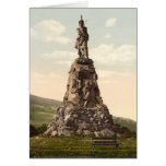 Schwarzes Uhr-Monument, Aberfeldy, Schottland Grußkarte