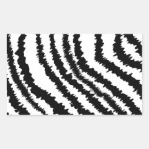 Schwarzes Zebra-Druck-Muster Sticker