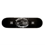 Schwarzes Zerhacker-Skateboard Individuelle Decks
