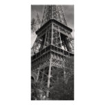 Schwarzweiss-Eiffelturm-Gestell-Karte Vollfarbige Werbekarte