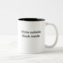 Schwarzweiss Kaffeetasse