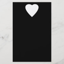 Schwarzweiss-Liebe-Herz-Entwurf Personalisierte Flyer