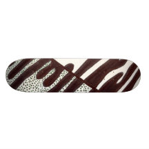 Schwarzweiss-Punkt-Skateboard A21 Skateboard Brett