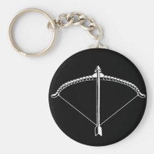 Schwarzweiss-Schütze Keychain Schlüsselband