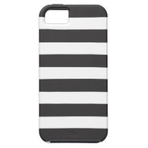 Schwarzweiss-Streifen iPhone 5 Case-Mate stark iPhone 5 Etui