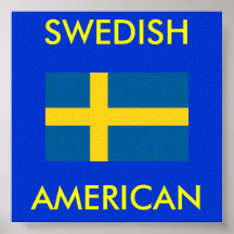 , SCHWEDE, AMERIKANISCH PLAKAT