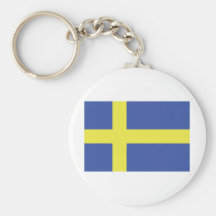 Schweden-Flaggenikone Schlüsselanhänger