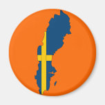 Schweden-Flaggenkarte Kühlschrankmagnete