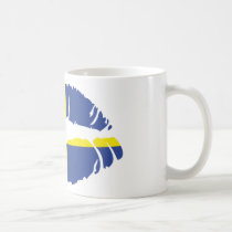 Schweden-Kusslippenstiftflagge tassen