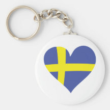 Schweden-Liebeherz - schwedische Flagge Schlüsselband