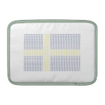 Schwedisches Flagge w å - iPad Hülse (Sverige) Sleeve Fürs MacBook Air