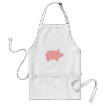 Schwein pig schürze