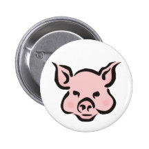 Schwein Sau pig hog Buttons