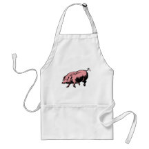 Schwein Sau pig hog Schürze