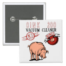 Schwein-Vakuum~ Oink lustige neue Idee Geschenk-20 Anstecknadel