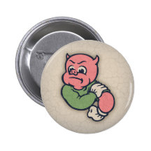 Schwein-wütend-BIS Anstecknadelbutton