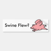 Schweine flogen? autosticker