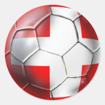 Schweiz die Schweiz Fußball lockert Geschenke auf Runder Sticker