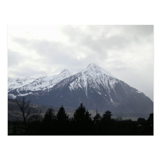 Schweizer Alpen-Postkarte